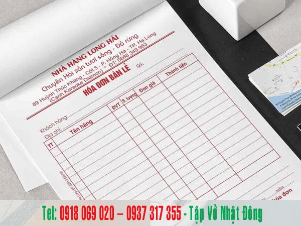 giá in hóa đơn bán lẻ tphcm