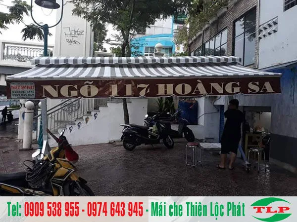mái hiên di động chữ a đẹp