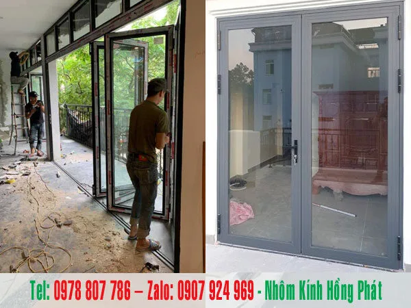 sửa cửa nhôm xingfa