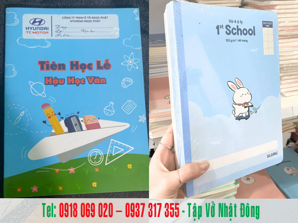 thiết kế vở học sinh