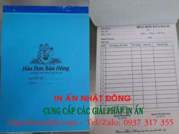 in hoá đơn bán lẻ Tphcm