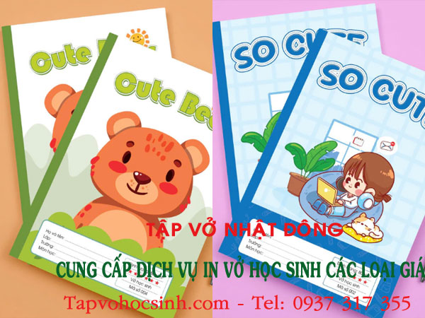 giá in vở 5 ô ly