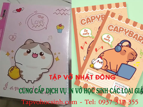 quy trình in vở 5 ô ly