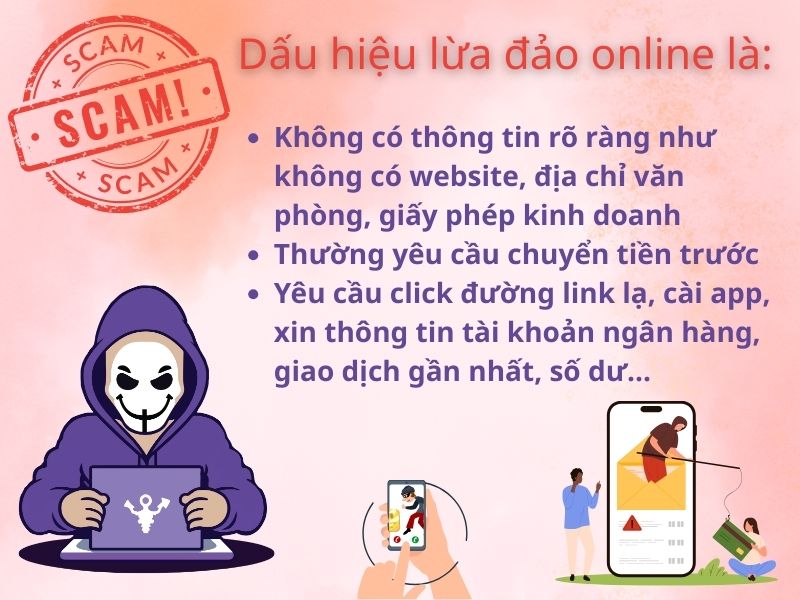 Những dấu hiệu nhận biết lừa đảo trong việc làm chốt đơn hàng online