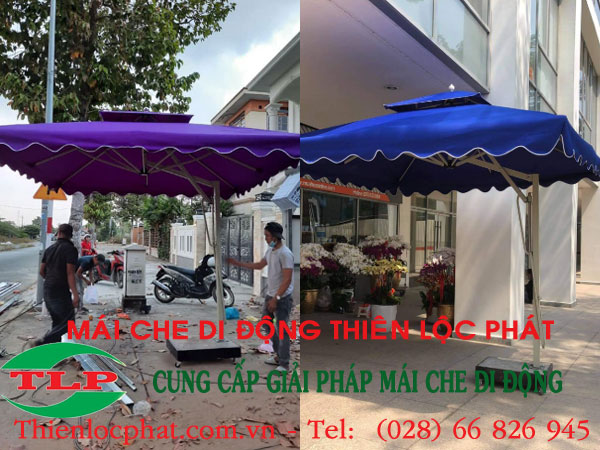 dù lệch tâm vuông 3m