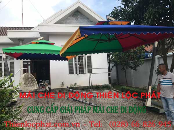 giá dù che nắng ngoài trời