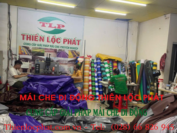 giá may bạt che nắng