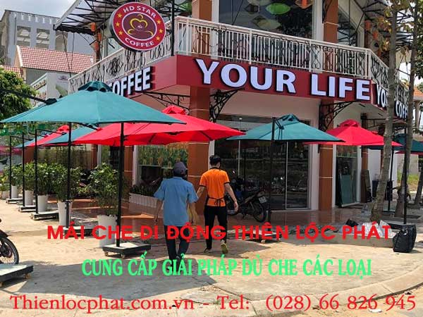 Top 10 mẫu dù che nắng quán cà phê đẹp, giá rẻ đáng mua nhất 2026 5 du-che-nang-quan-ca-phe