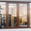 Top 10 mẫu cửa nhôm kính giả gỗ đẹp, giá rẻ tuyệt đỉnh nâng tầm không gian sống